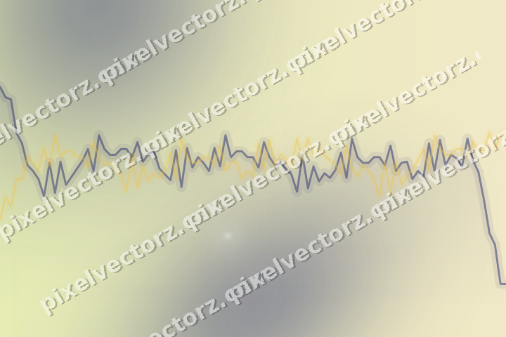 Soft pastel chart background in dark blue and amber
