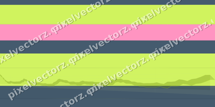 Glowing neon chart background in lime and amber