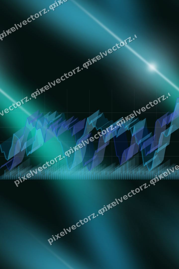 Nahtloser Neon Diagramm Hintergrund in Türkis und Petrol