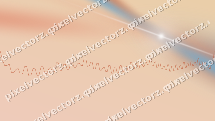 Soft pastel chart background in orange and cyan