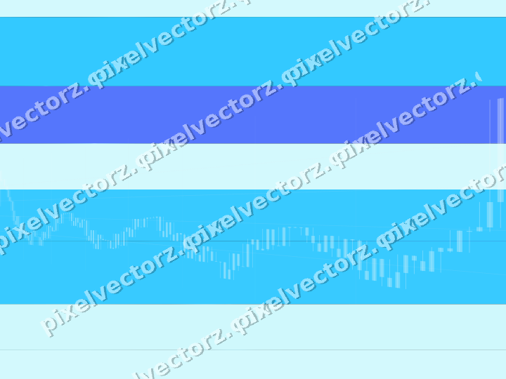 Glowing neon chart background in cyan and teal