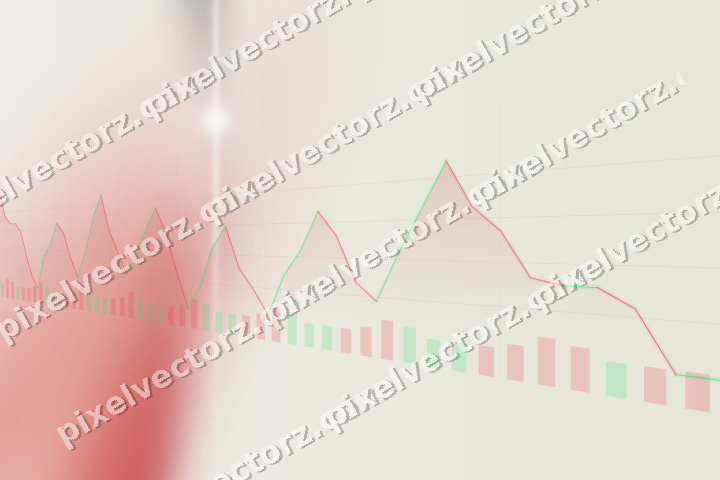Soft pastel chart background in red and pale amber