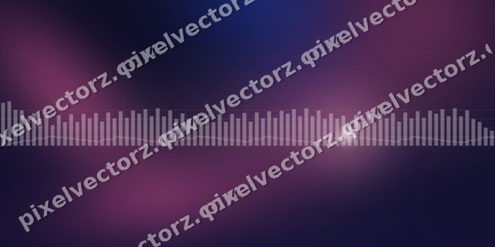 Glowing neon chart background in pink and blue