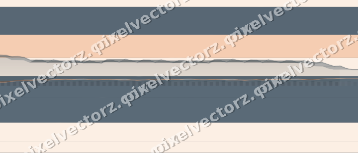 Glowing neon chart background in blue and orange