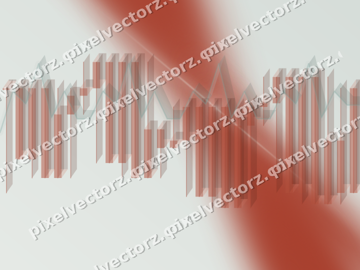 Soft pastel chart background in red and orange