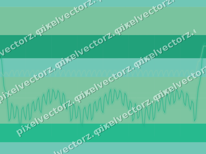 Soft pastel chart background in green and teal