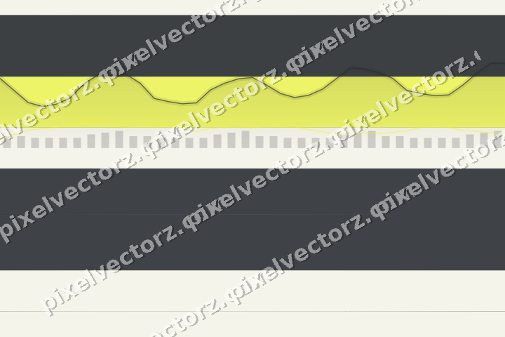 Glowing neon chart background in blue and yellow