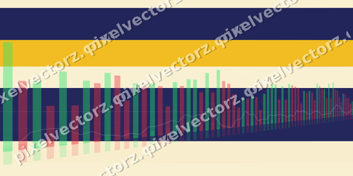 Soft pastel chart background in dark blue and amber