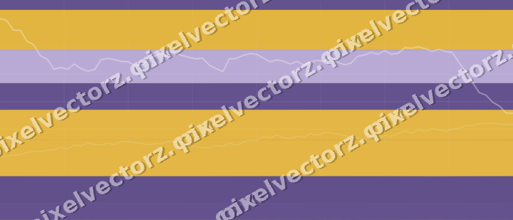 Glowing neon chart background in amber and purple