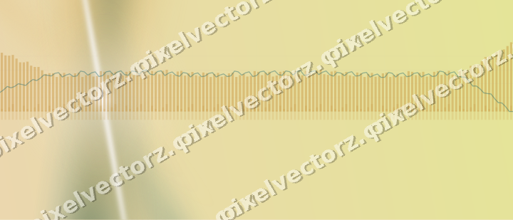 Soft pastel chart background in amber and dark teal