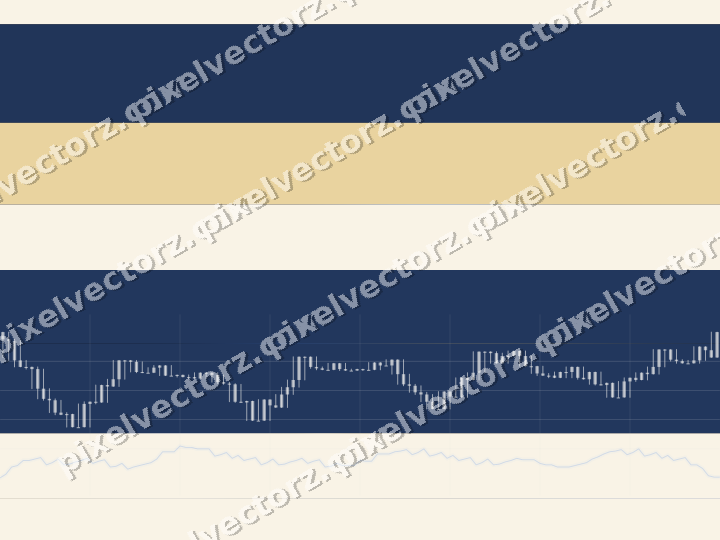 Glowing neon chart background in blue and amber