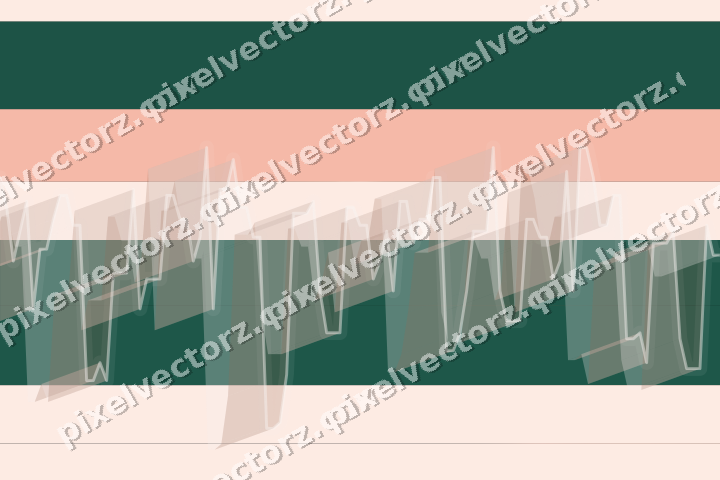 Glowing neon chart background in green and orange