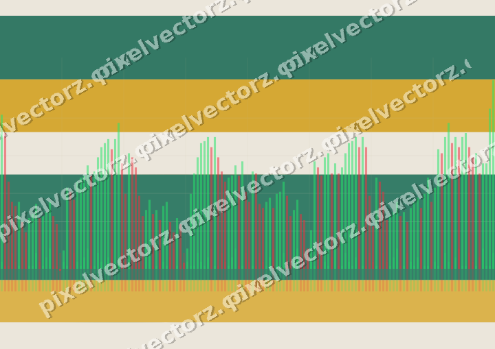 Soft pastel chart background in amber and green