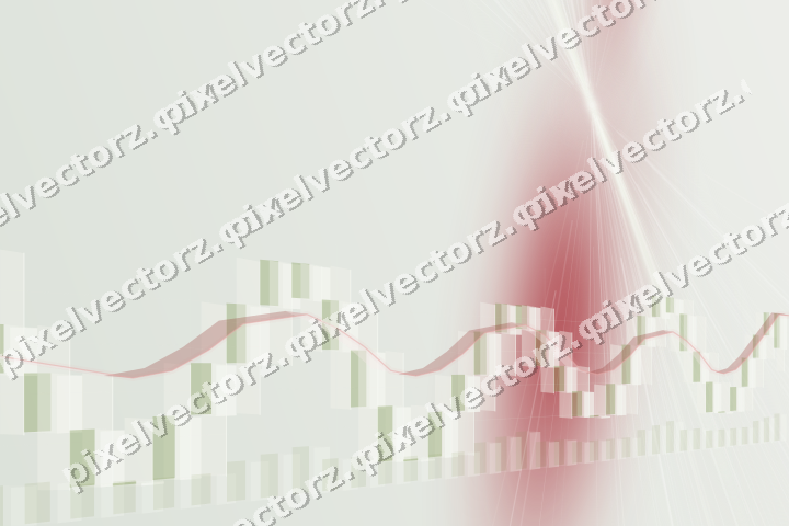 Soft pastel chart background in red and pale lime