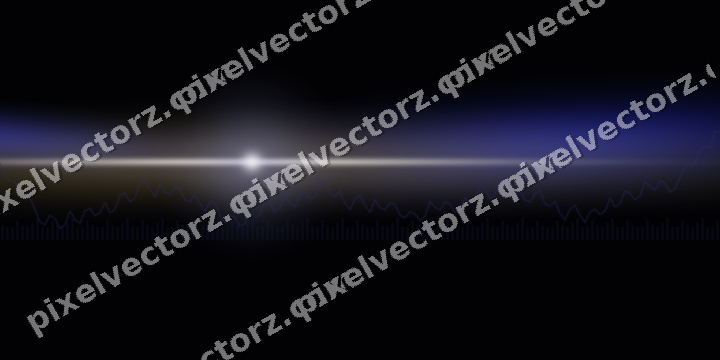 Glowing neon chart background in blue and amber