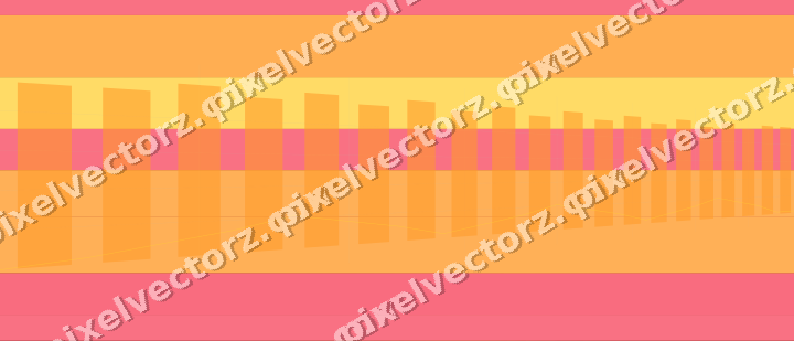 Glowing neon chart background in orange and amber