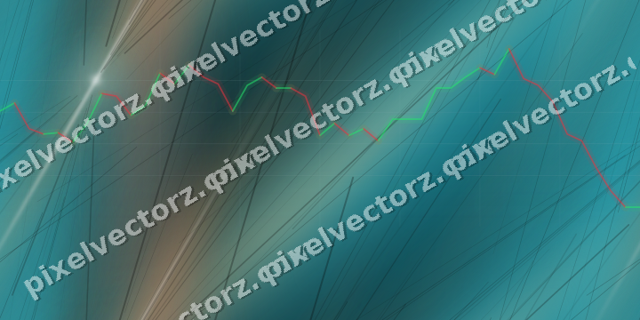 Nahtloser Neon Diagramm Hintergrund in Petrol und Orange
