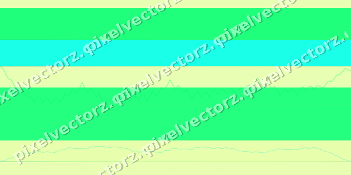 Glowing neon chart background in green and lime