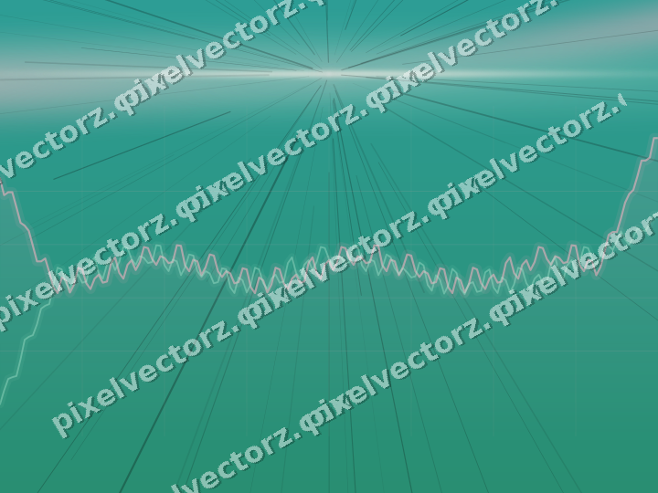 Glowing neon chart background in pale pink and pale amber