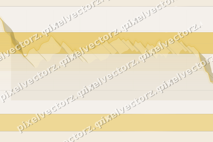 Glowing neon chart background in amber and orange