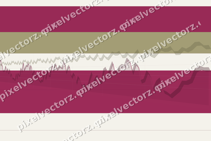 Glowing neon chart background in dark pink and yellow