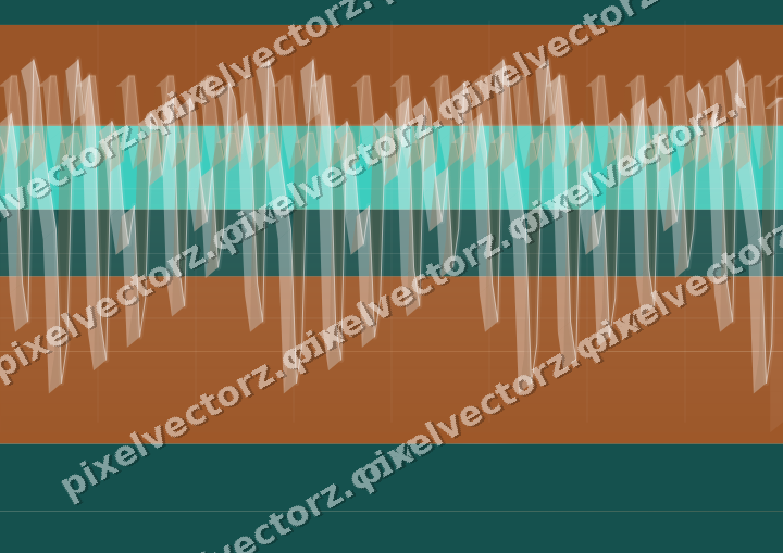 Soft pastel chart background in orange and teal