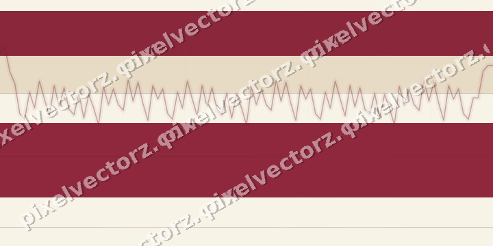 Glowing neon chart background in pink and red