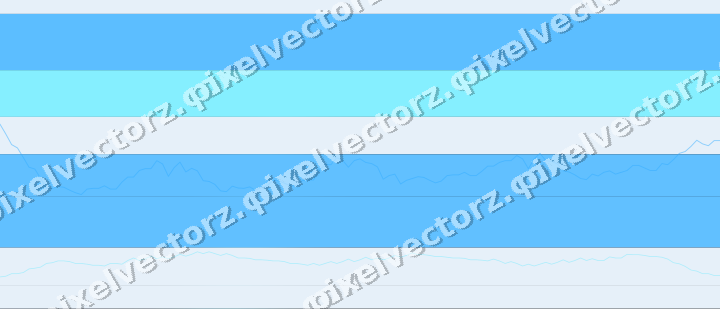 Glowing neon chart background in cyan and blue