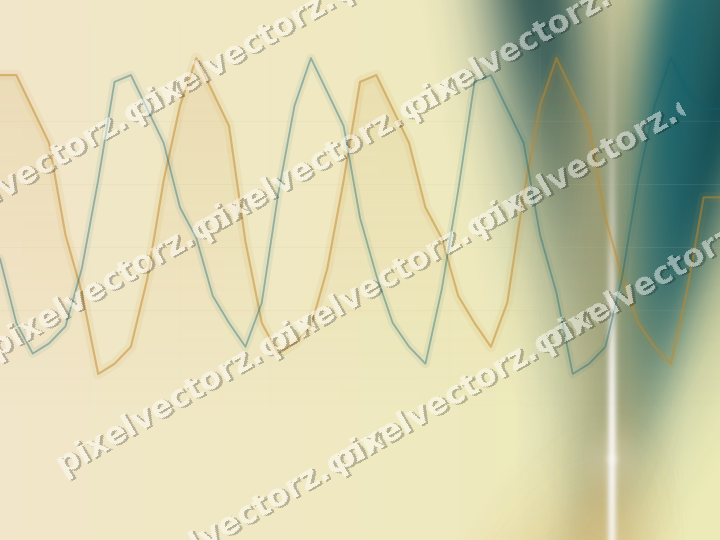 Soft pastel chart background in amber and dark teal