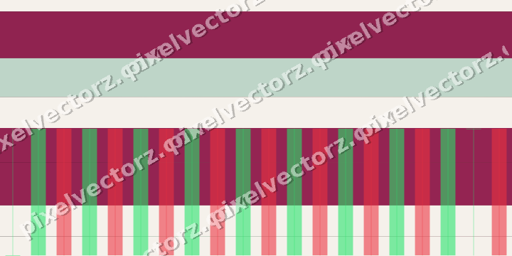 Glowing neon chart background in pink and green