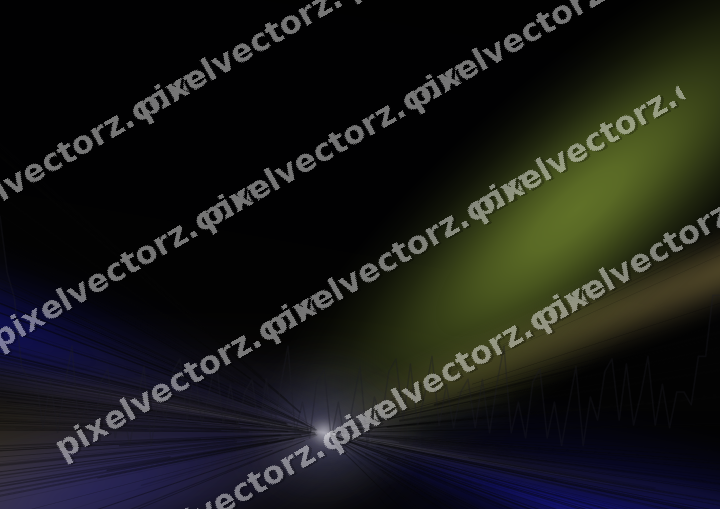 Glowing neon chart background in blue and purple