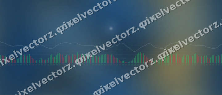 Nahtloser Neon Diagramm Hintergrund in Blau und Bernstein