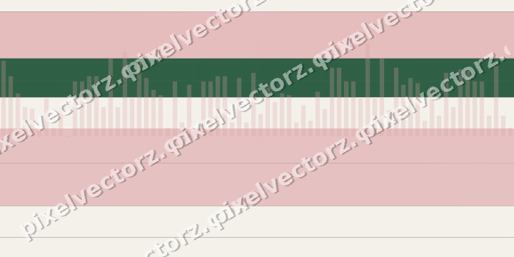 Glowing neon chart background in red and green