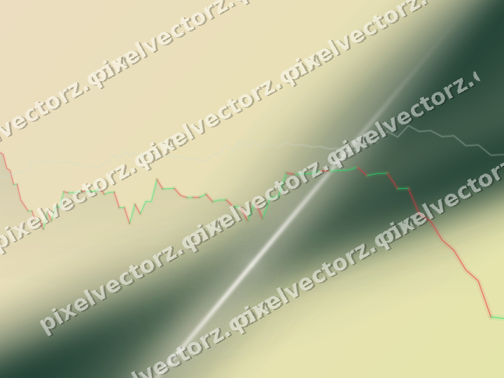 Soft pastel chart background in dark green and red