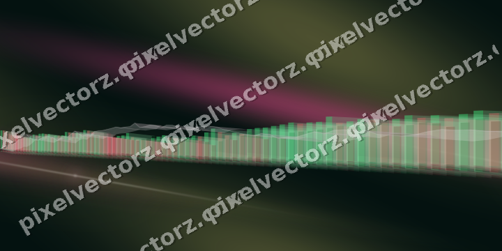 Nahtloser Neon Diagramm Hintergrund in Rosa und Orange