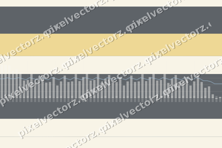 Glowing neon chart background in blue and amber