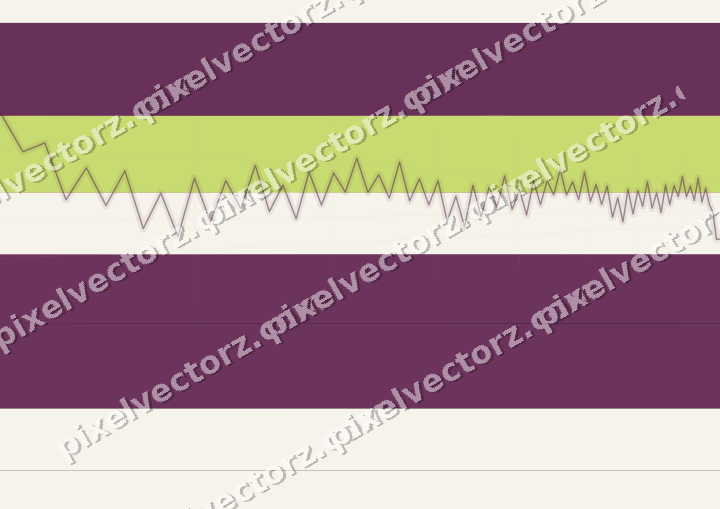 Glowing neon chart background in magenta and lime