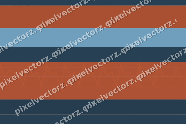 Soft pastel chart background in orange and cyan
