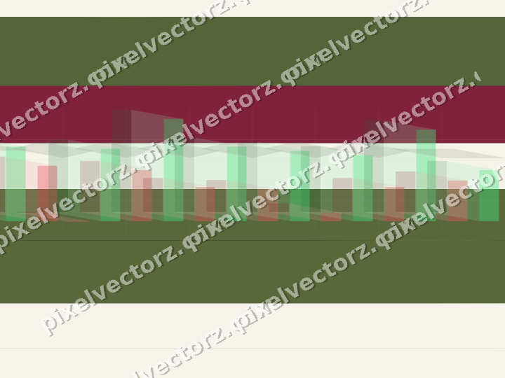 Glowing neon chart background in lime and pink