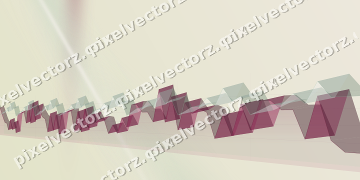 Soft pastel chart background in dark pink and green