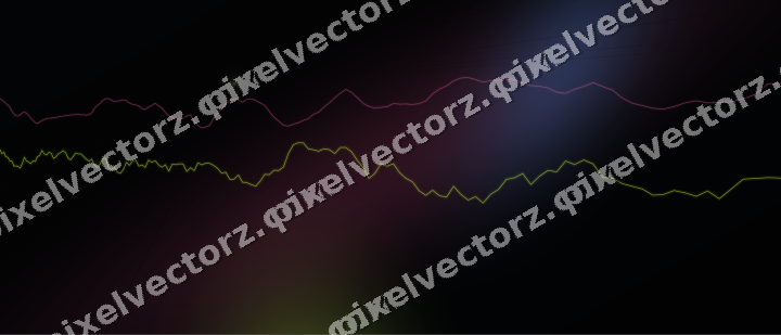 Leuchtender Neon Diagramm Hintergrund in Limette und Bernstein