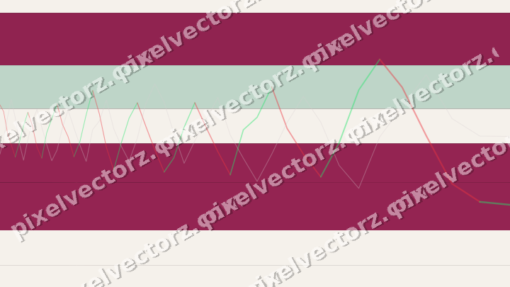 Glowing neon chart background in pink and green