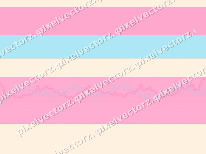 Glowing neon chart background in pink and cyan