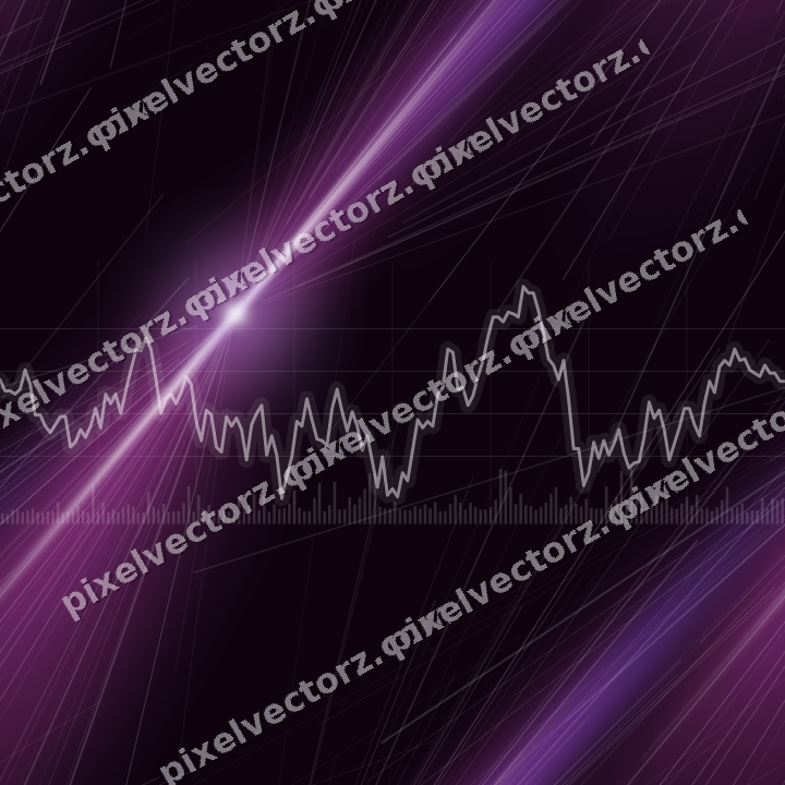 Nahtloser Neon Diagramm Hintergrund in Violett und Blau