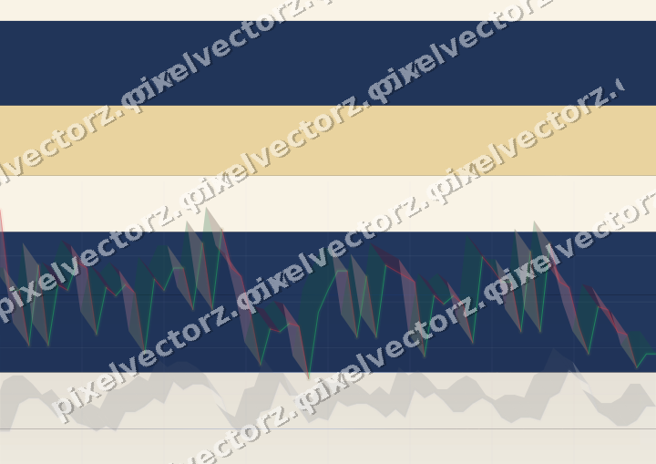 Glowing neon chart background in blue and amber