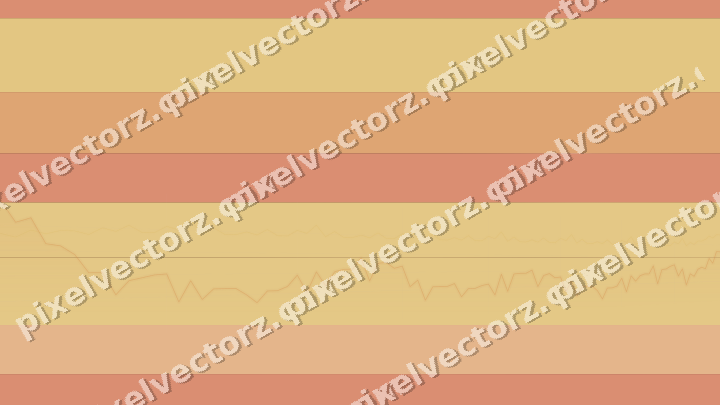 Glowing neon chart background in orange and amber