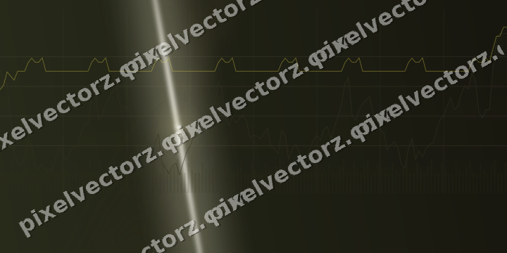 Glowing neon chart background in dark amber and yellow