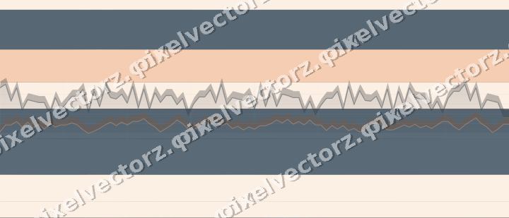 Glowing neon chart background in blue and orange