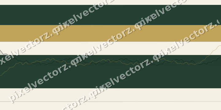 Glowing neon chart background in dark green and amber