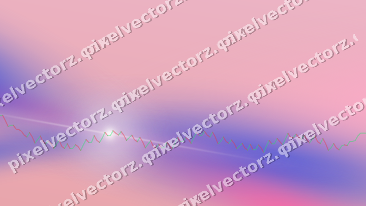 Soft pastel chart background in pink and blue